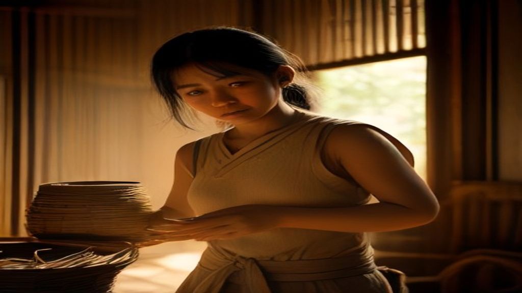 Perajin Anyaman Bambu Menembus Pasar Kota
